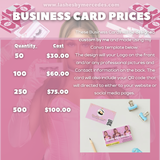 CUSTOM CANVA BUSINESS CARD TEMPLATE